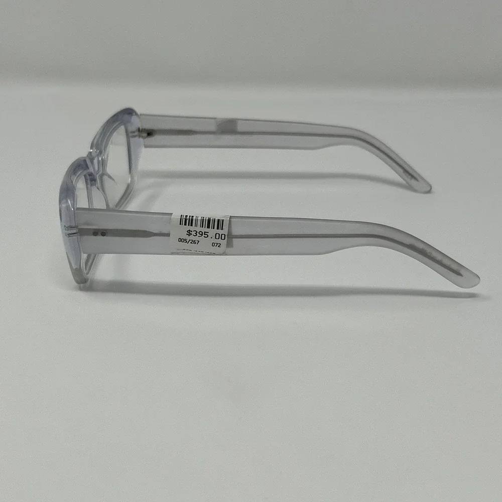 NWT Norman Childs VINTAGE 4 MATTE CLEAR Eyeglass 48-21-140 Unisex Kid Frames